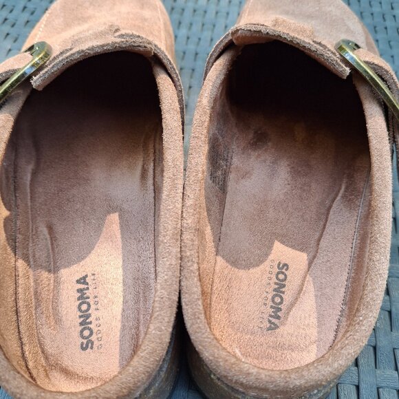 Sonoma Goods for Life Suede Mule Clogs women's US 7.5 - Picture 5 of 12